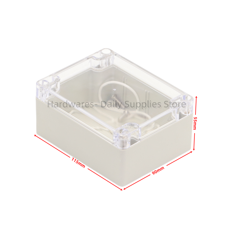 Diy Electronics Box - 1 szt. 115x90x55mm wodoodporna obudowa z