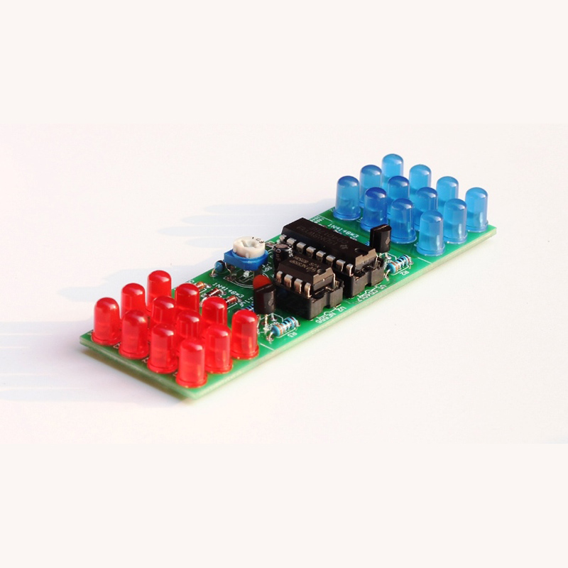 IC LED czerwony niebieski podw – Diy Electronics Learning Kit recenzja i cena